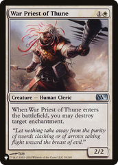 War Priest of Thune [The List Reprints] | Clutch Gaming