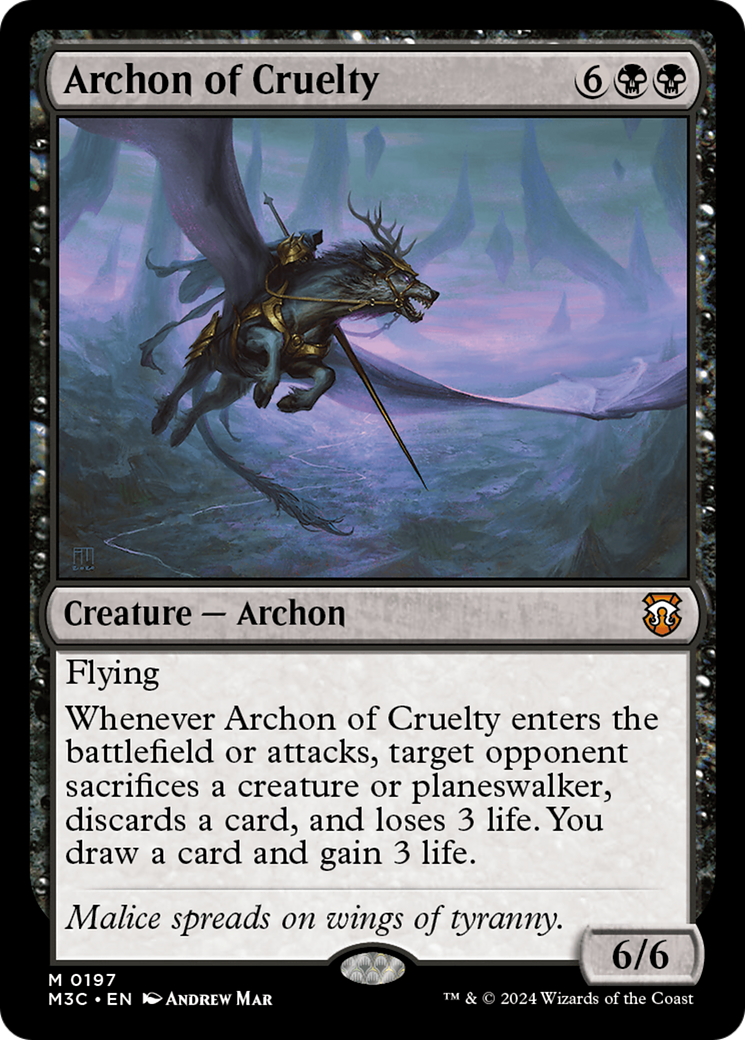 Archon of Cruelty [Modern Horizons 3 Commander] | Clutch Gaming