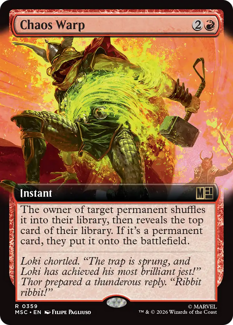 Chaos Warp (Extended Art) [Marvel Super Heroes Commander] | Clutch Gaming