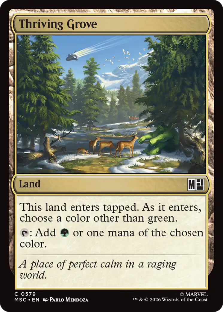 Thriving Grove [Marvel Super Heroes Commander] | Clutch Gaming