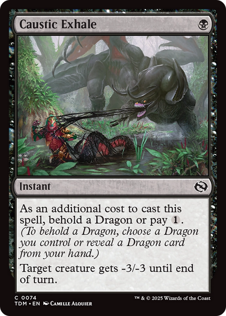 Caustic Exhale [Tarkir: Dragonstorm] | Clutch Gaming