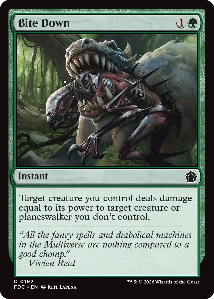 Bite Down [Foundations Commander] | Clutch Gaming