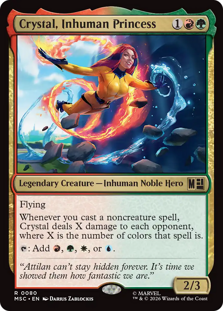 Crystal, Inhuman Princess [Marvel Super Heroes Commander] | Clutch Gaming