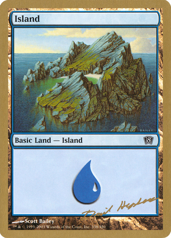 Island (dh338) (Dave Humpherys) [World Championship Decks 2003] | Clutch Gaming