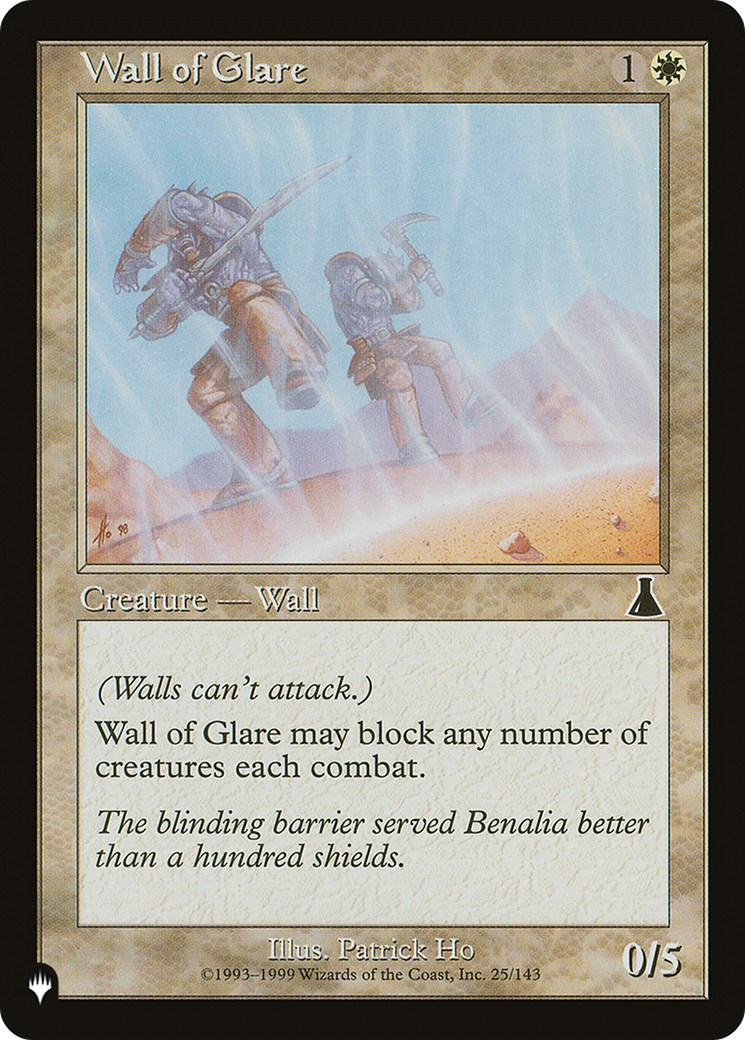 Wall of Glare [The List Reprints] | Clutch Gaming