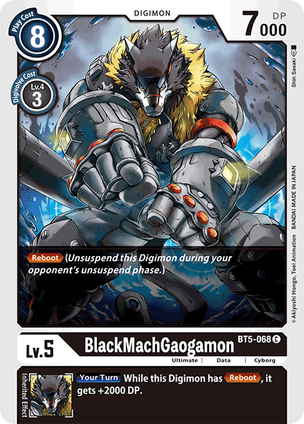 BlackMachGaogamon [BT5-068] [Battle of Omni] | Clutch Gaming