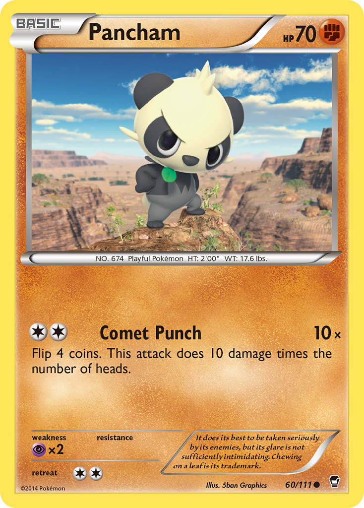 Pancham (60/111) [XY: Furious Fists] | Clutch Gaming