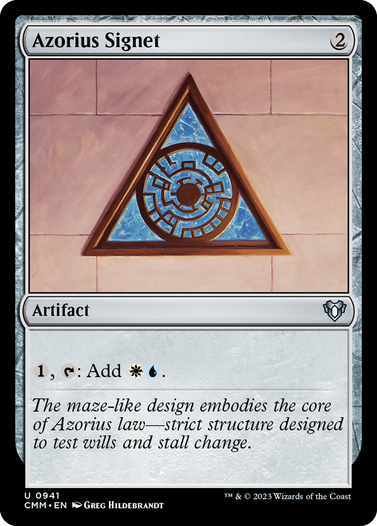 Azorius Signet [Commander Masters] | Clutch Gaming