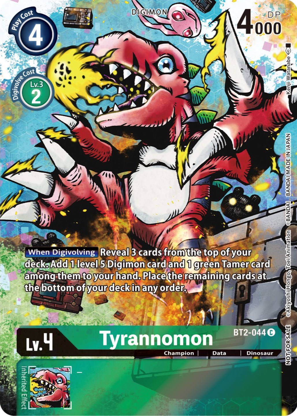 Tyrannomon [BT2-044] (25th Special Memorial Pack) [Release Special Booster Promos] | Clutch Gaming