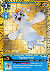 Gomamon [P-004] (2nd Anniversary Card Set) [Promotional Cards] | Clutch Gaming