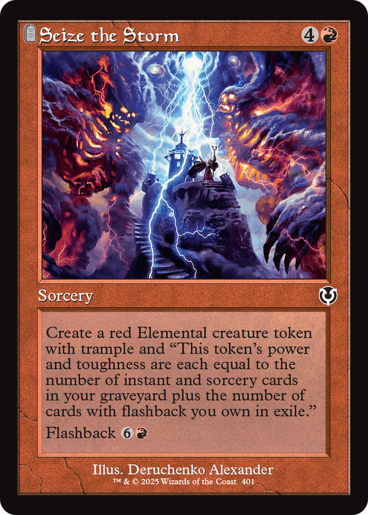 Seize the Storm (Retro Frame) [Innistrad Remastered] | Clutch Gaming