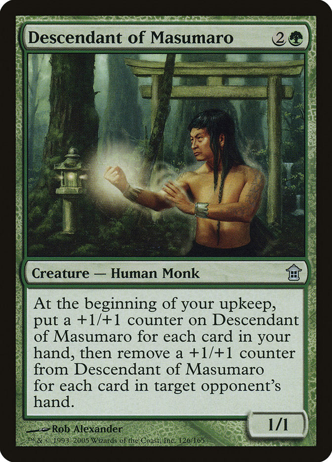 Descendant of Masumaro [Saviors of Kamigawa] | Clutch Gaming