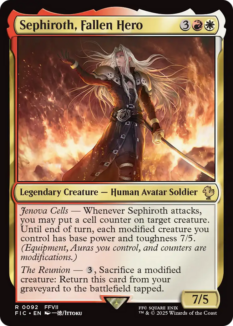 Sephiroth, Fallen Hero [FINAL FANTASY Commander] | Clutch Gaming