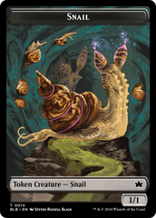 Snail // Thundertrap Trainer Double-Sided Token [Bloomburrow Tokens] | Clutch Gaming