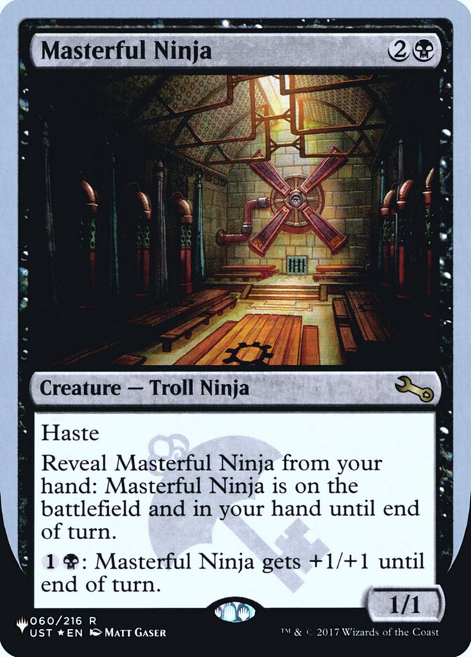 Masterful Ninja (Unfinity Foil Edition) [The List] | Clutch Gaming