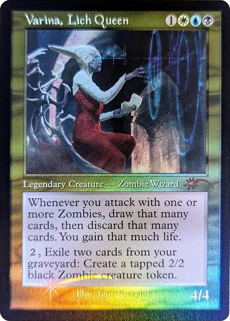 Varina, Lich Queen (Retro Frame) [Secret Lair Drop Series] | Clutch Gaming