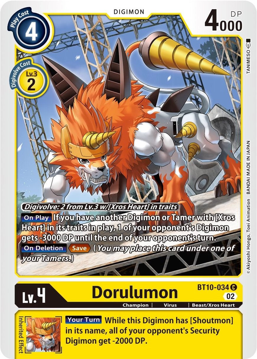 Dorulumon [BT10-034] [Xros Encounter] | Clutch Gaming