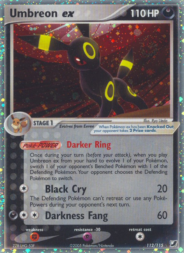 Umbreon ex (112/115) [EX: Unseen Forces] | Clutch Gaming