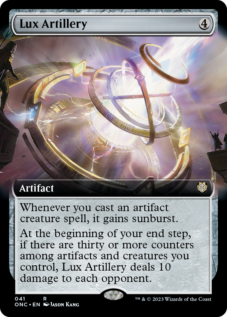 Lux Artillery (Extended Art) [Phyrexia: All Will Be One Commander] | Clutch Gaming