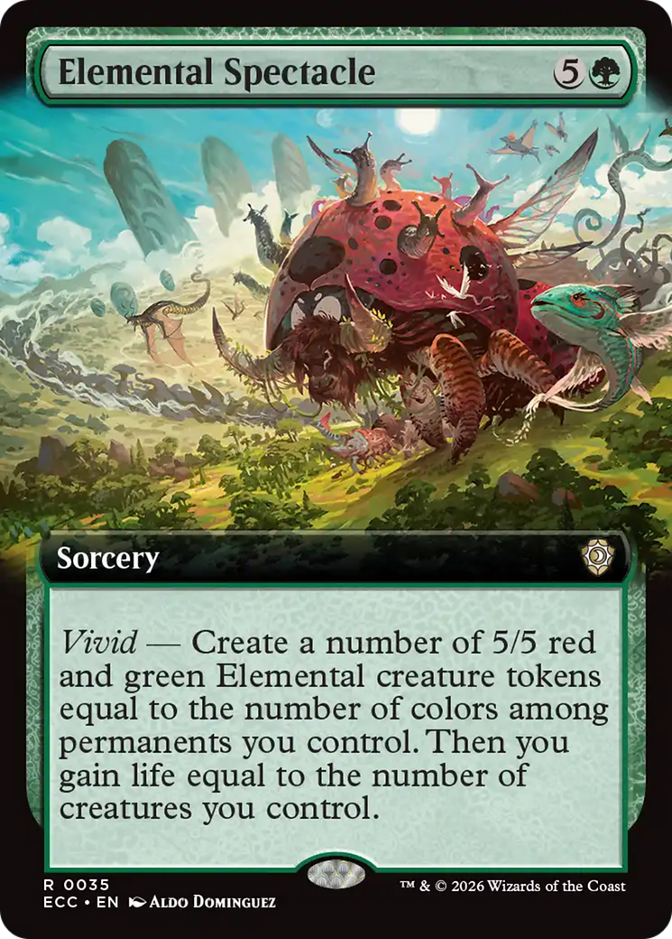 Elemental Spectacle (Extended Art) [Lorwyn Eclipsed Commander] | Clutch Gaming