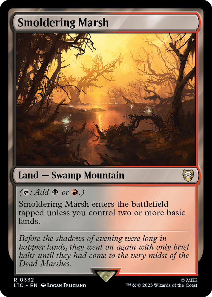 Smoldering Marsh [The Lord of the Rings: Tales of Middle-Earth Commander] | Clutch Gaming