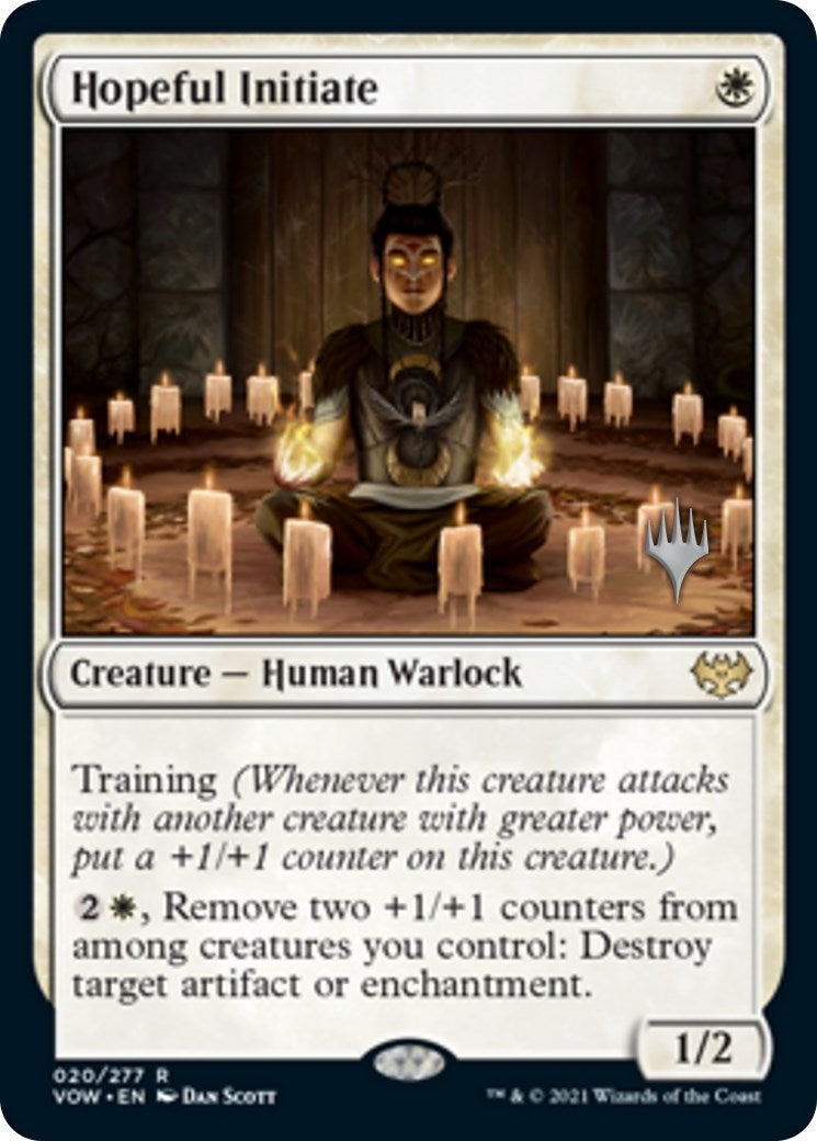 Hopeful Initiate (Promo Pack) [Innistrad: Crimson Vow Promos] | Clutch Gaming