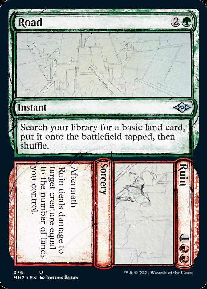 Road // Ruin (Sketch) [Modern Horizons 2] | Clutch Gaming