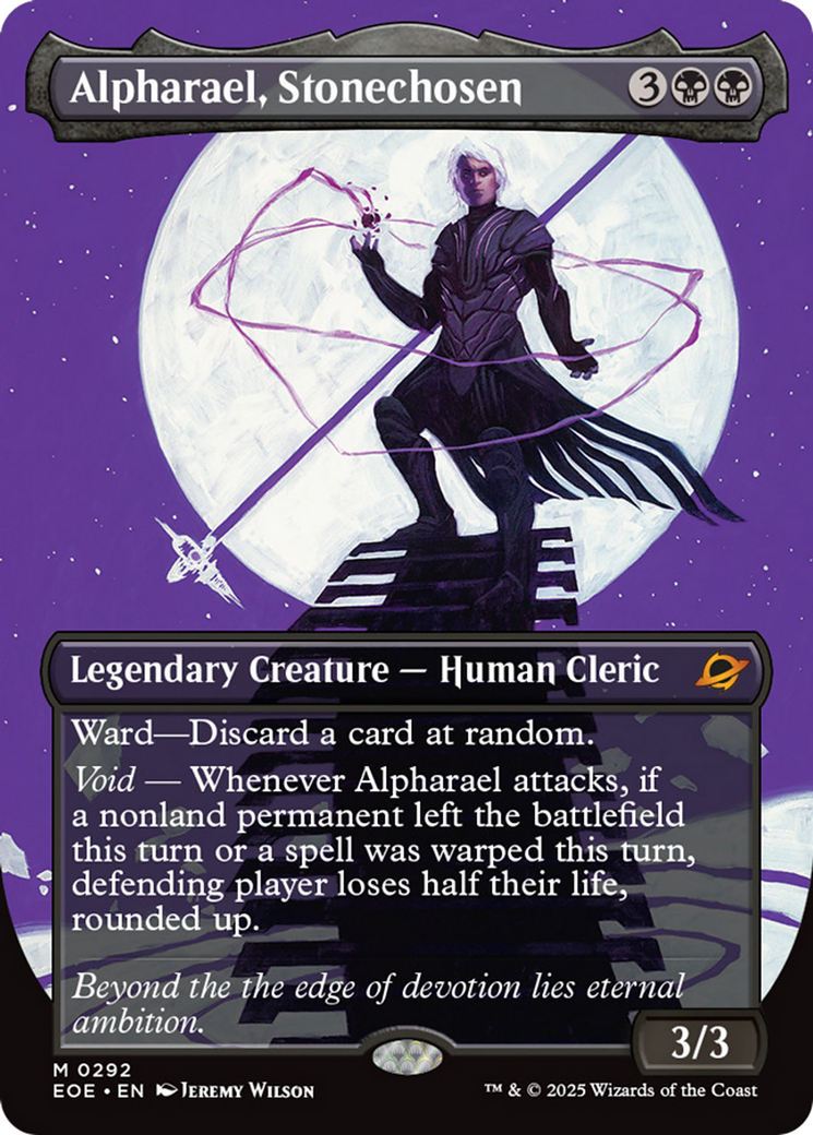 Alpharael, Stonechosen (Borderless) [Edge of Eternities] | Clutch Gaming