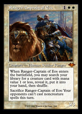 Ranger-Captain of Eos (Retro Foil Etched) [Modern Horizons] | Clutch Gaming