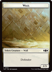 Insect (0023) // Wall Double-Sided Token [Tarkir: Dragonstorm Commander Tokens] | Clutch Gaming