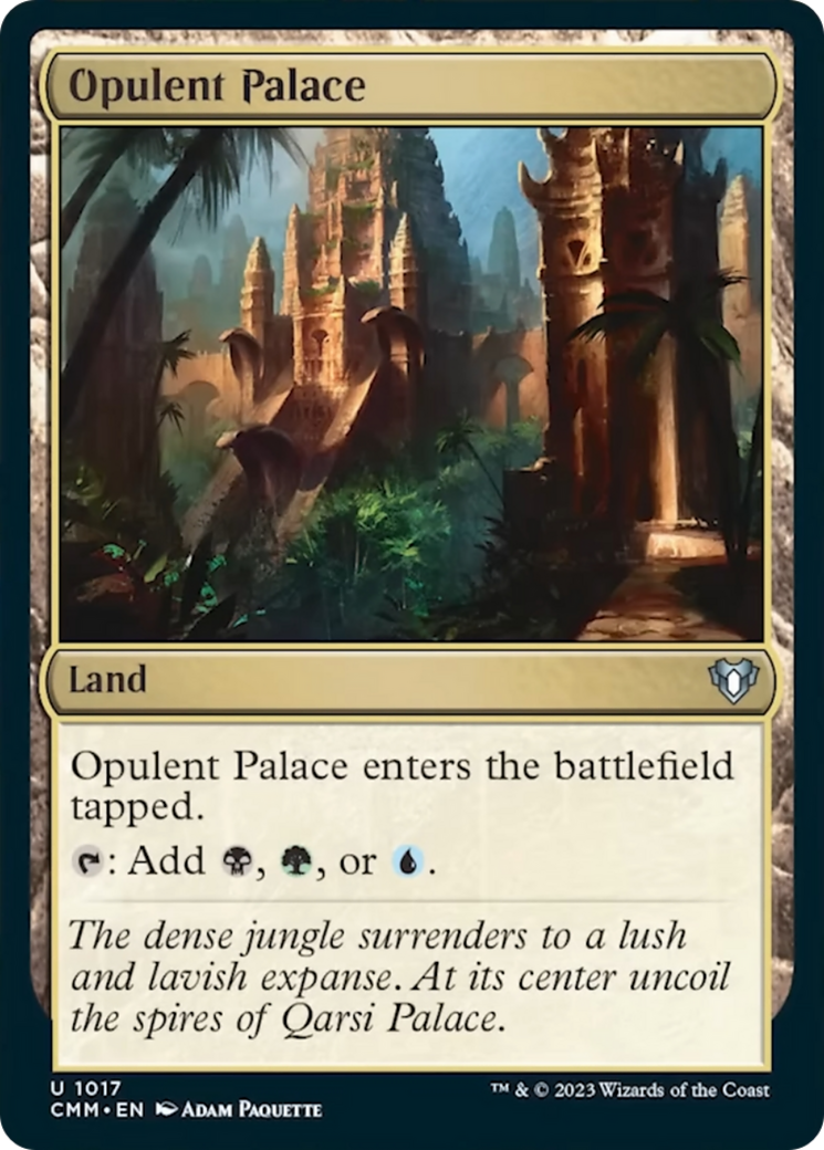 Opulent Palace [Commander Masters] | Clutch Gaming