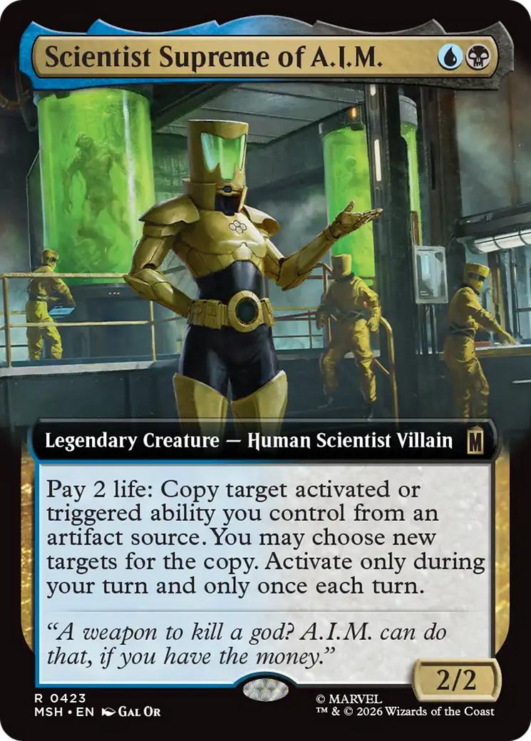 Scientist Supreme of A.I.M. (Extended Art) [Marvel Super Heroes] | Clutch Gaming