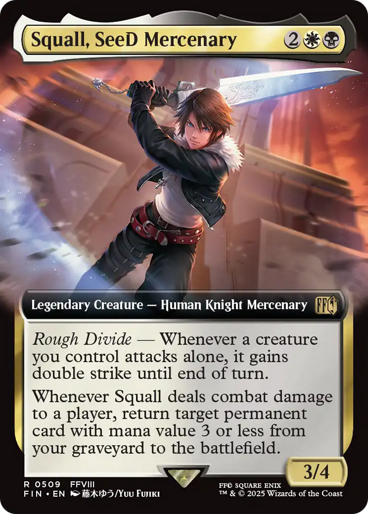 Squall, SeeD Mercenary (Extended Art) [FINAL FANTASY] | Clutch Gaming