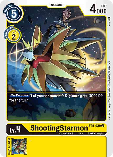 ShootingStarmon [BT5-039] [Battle of Omni] | Clutch Gaming