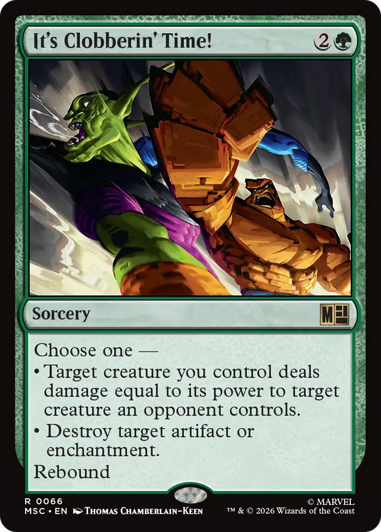 It's Clobberin' Time! (Surge Foil) [Marvel Super Heroes Commander] | Clutch Gaming
