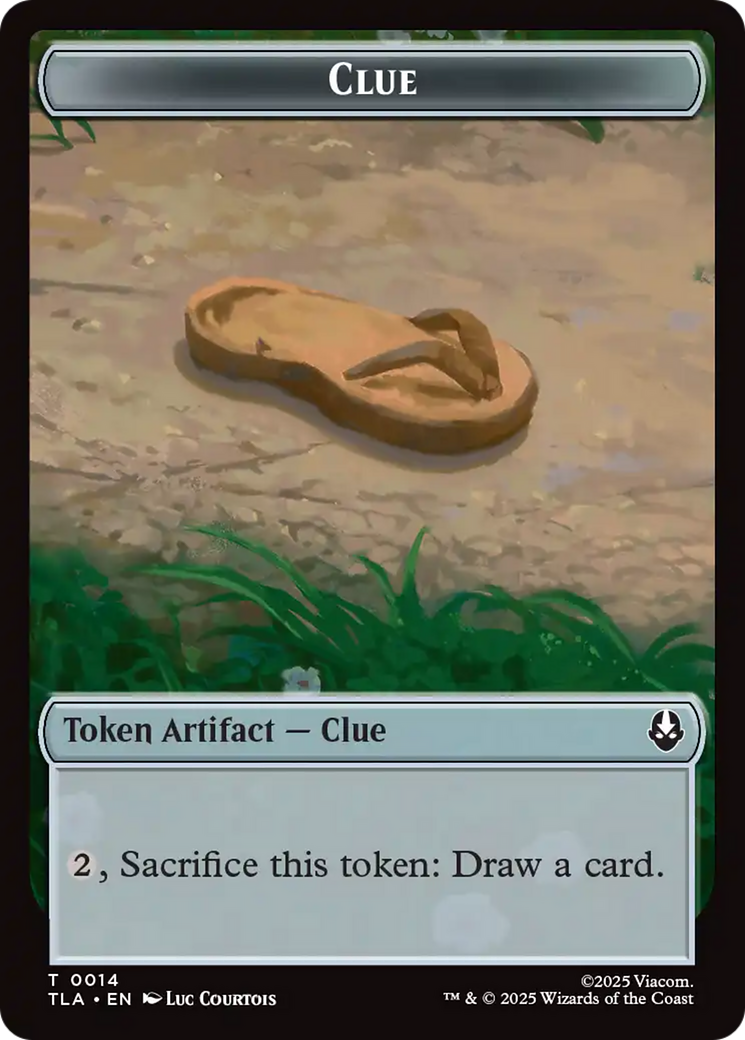 Clue (0014) // Copy (0002) Double-Sided Token [Avatar: The Last Airbender Tokens] | Clutch Gaming
