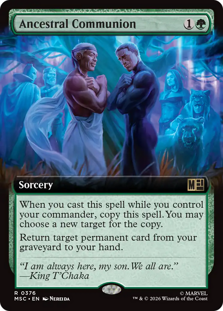 Ancestral Communion (Extended Art) [Marvel Super Heroes Commander] | Clutch Gaming