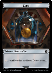 Copy // Clue (0023) Double-Sided Token [Doctor Who Tokens] | Clutch Gaming