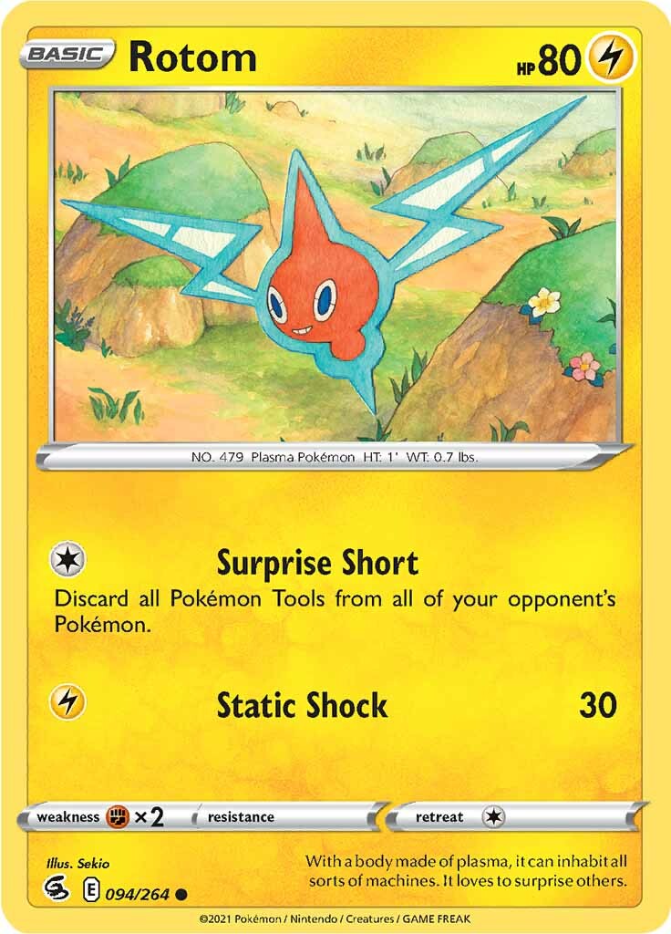 Rotom (094/264) [Sword & Shield: Fusion Strike] | Clutch Gaming