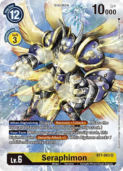 Seraphimon [BT1-063] (Alternate Art) [Dimensional Phase] | Clutch Gaming