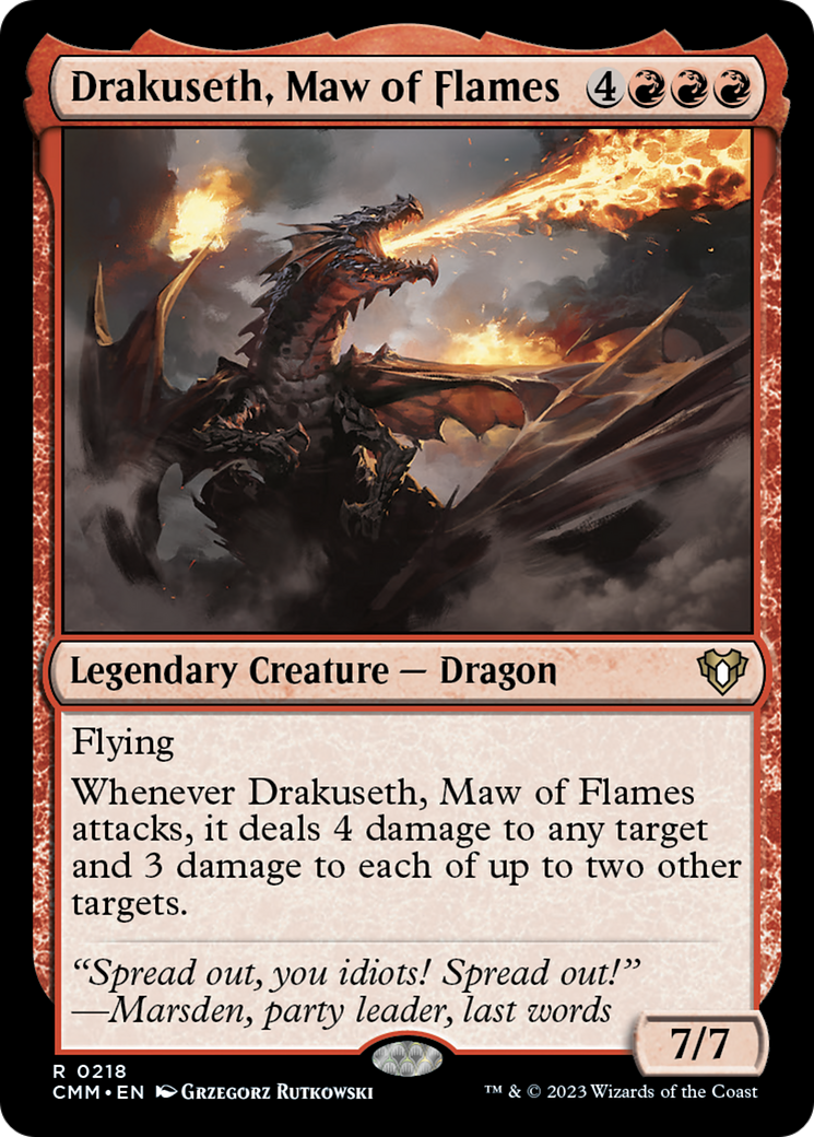 Drakuseth, Maw of Flames [Commander Masters] | Clutch Gaming
