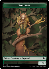 Squirrel // Treasure Double-Sided Token [Bloomburrow Tokens] | Clutch Gaming