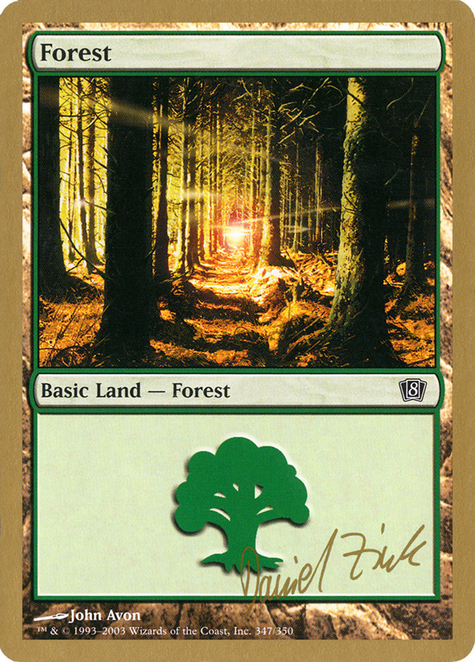 Forest (dz347) (Daniel Zink) [World Championship Decks 2003] | Clutch Gaming