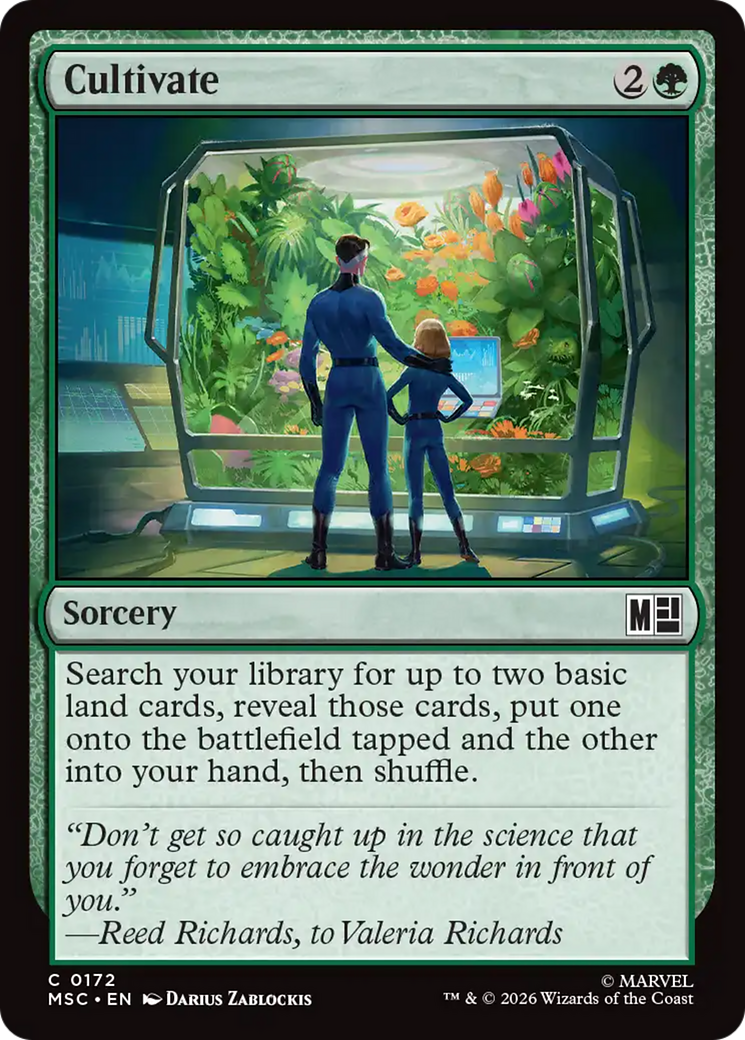 Cultivate (Surge Foil) [Marvel Super Heroes Commander] | Clutch Gaming