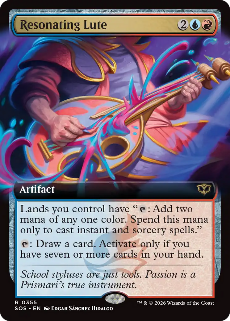 Resonating Lute (Extended Art) [Secrets of Strixhaven] | Clutch Gaming