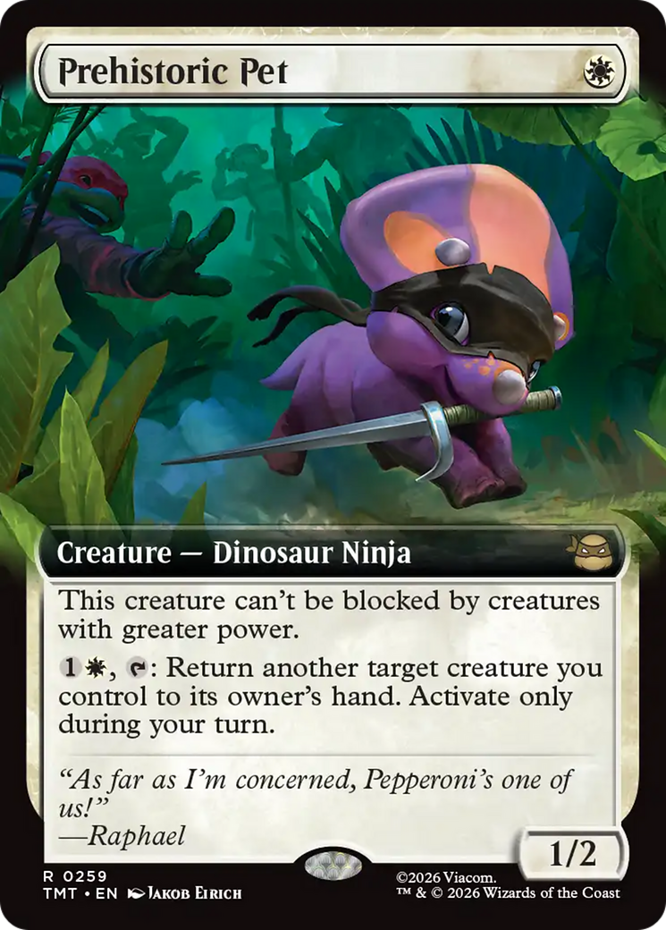 Prehistoric Pet (Extended Art) [Teenage Mutant Ninja Turtles] | Clutch Gaming
