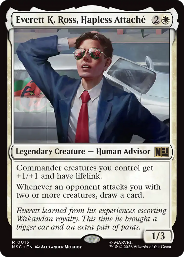 Everett K. Ross, Hapless Attache [Marvel Super Heroes Commander] | Clutch Gaming