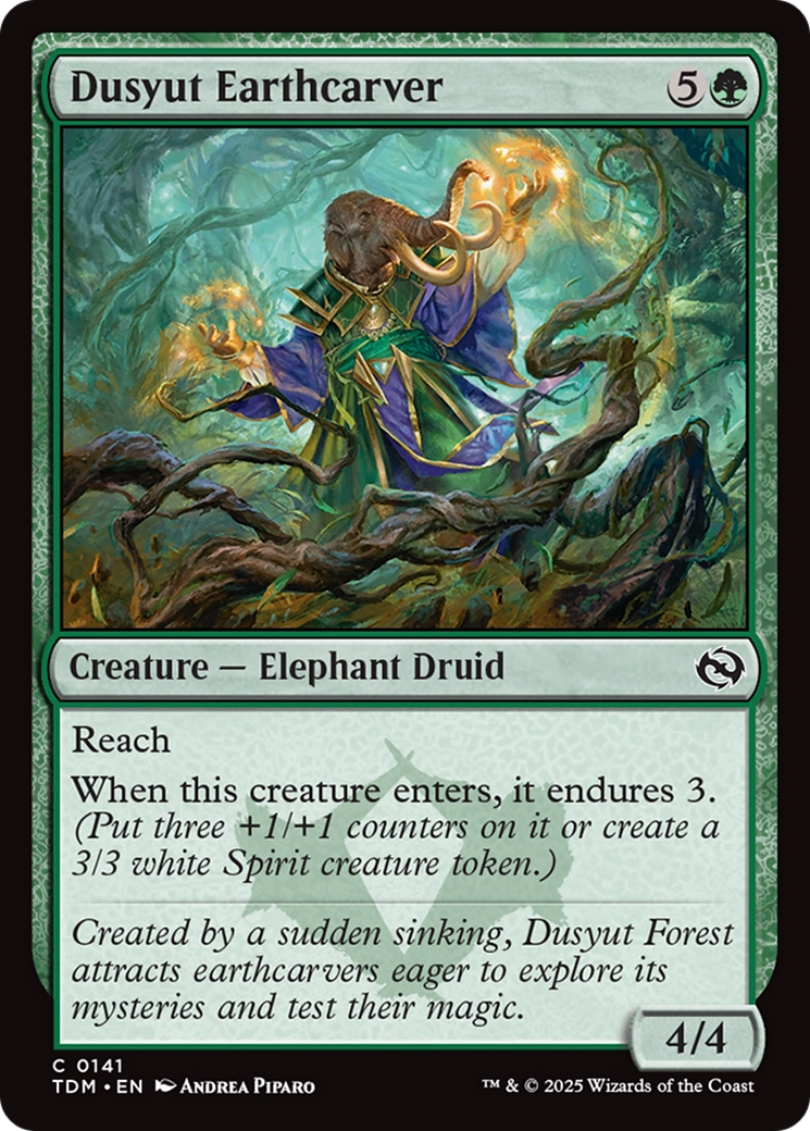 Dusyut Earthcarver [Tarkir: Dragonstorm] | Clutch Gaming