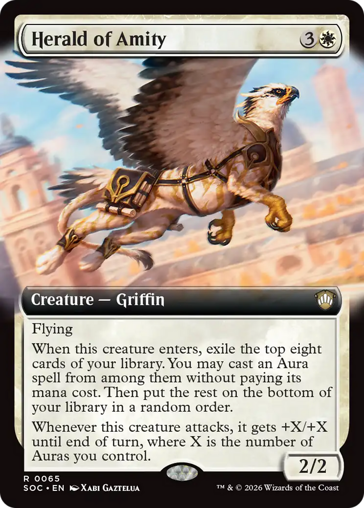 Herald of Amity (Extended Art) [Secrets of Strixhaven Commander] | Clutch Gaming