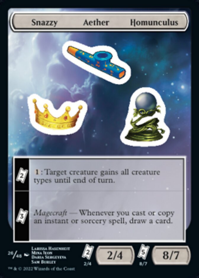 Snazzy Aether Homunculus [Unfinity Stickers] | Clutch Gaming